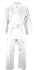 Karate Suit | 100% Cotton Martial Arts with White Belt | Taekwondo