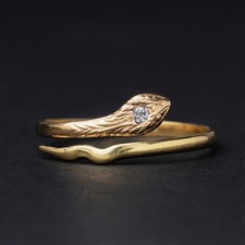 Vintage 18ct Gold Serpant