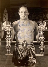 Hand SIGNED Sir Henry Cooper