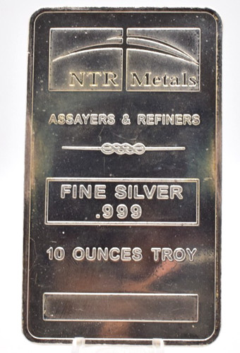 10oz 999 silver bar ntr - 10oz,
