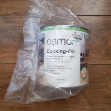 Osmo Decking Oil 2.5L Black New & Sealed But Tin Has Some Dents