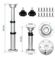 telescopic motorhome/ yacht table leg 3 level adjustment 17cm-29cm 