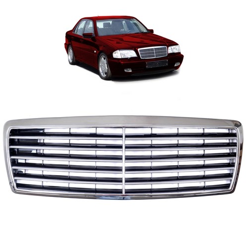 Chrome black radiator grille