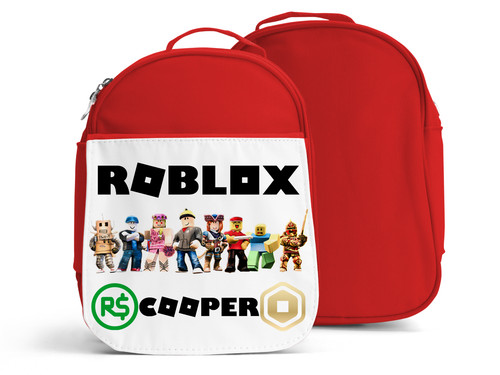 Personalised lunch bag roblox - personalised,