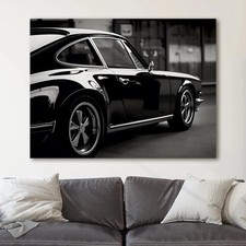 Classic Black Sports Car