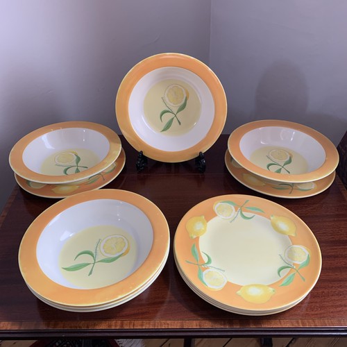 Vintage lemon citrus melamine - citrus,