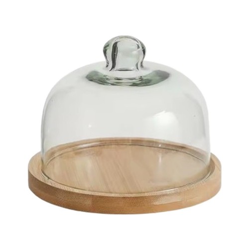 5cm round wooden serving - 20.5cm,