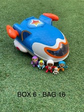 Go Jetters Jetpad HQ Toy Bundle, 5 Figures, projector Lights, Sounds, Cbeebies 