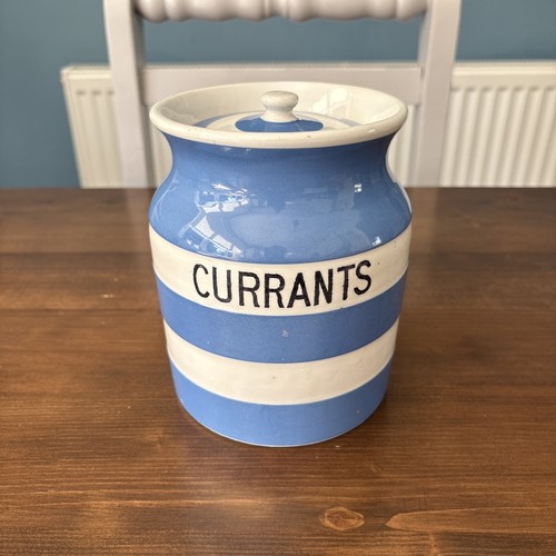 Green cornishware currants - green,