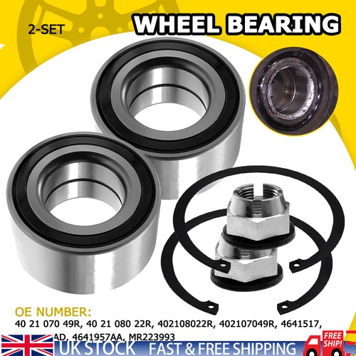 Front wheel bearing - 2x,