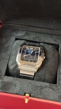 Cartier Santos Blue Dial Large Size | Full Set 2022