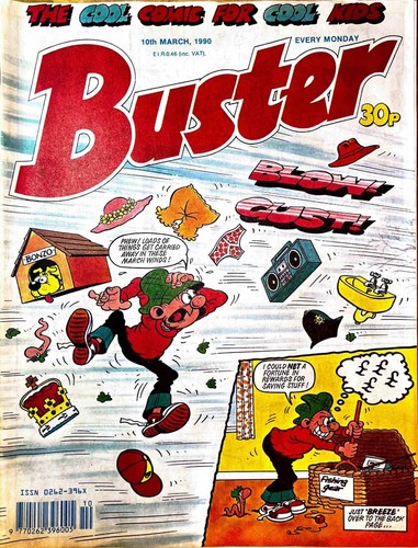 Buster comic vintage 1990s - vintage,