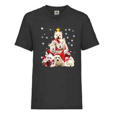 Westie Dogs Christmas Santa Claus Novelty T Shirt Various Colours And Sizes