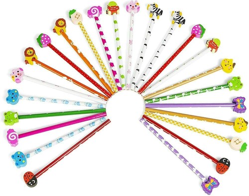 Pencils eraser toppers kids - eraser,