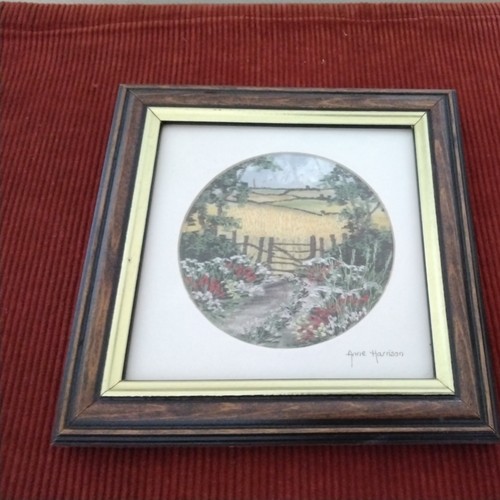 Small signed vintage framed - small,