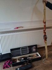 VINTAGE LES HOWIS MARKSMAN OLYMPIC TS4  RECURVE BOW ARROWS FLETCHING JIG SIGHT