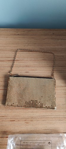 Playboy gold clutch bag - playboy,