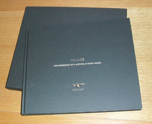 Bentley arnage boxed - bentley, brochure