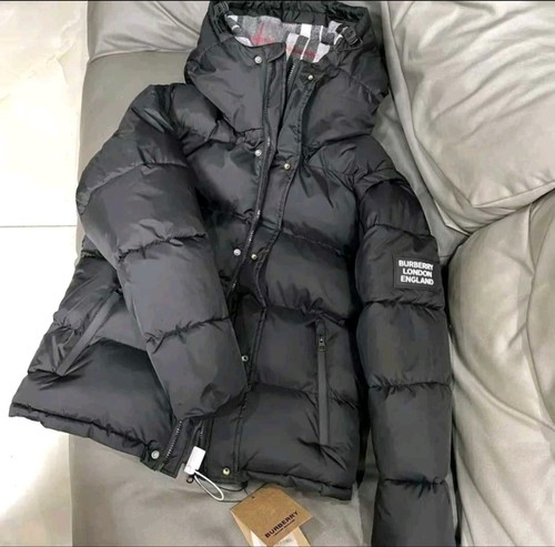 Burberry hooded down puffer - burberry,
