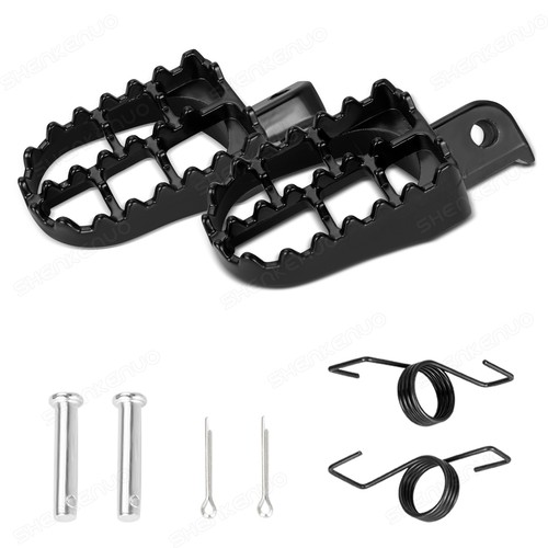 New black wide footrests foot - wide,