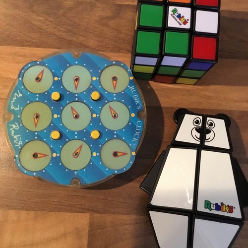 Vintage rubiks clock - clock, by