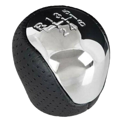 Perforated leather gear - leather, knob