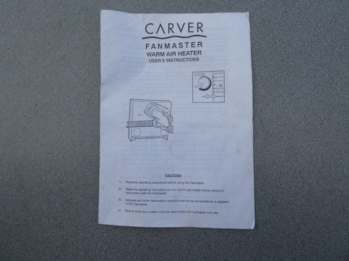 Caravan carver fanmaster - carver,