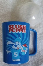 Blue Plastic Slush Puppy Cup Excellent Condition