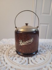 Antique Solid Oak & Brass