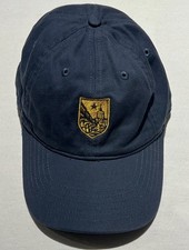 University of Austin UATX Hat Cap Blue Gold Embroidered Logo Strapback