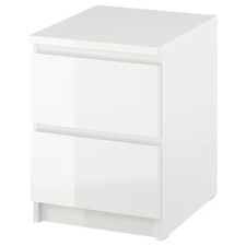 Ikea Malm Modern 2 Drawer