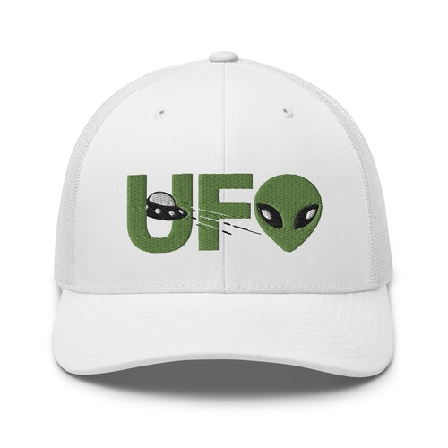 Alien ufo martian trucker hat - ufo,