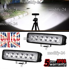 12V 2x LED Car Work Light Bar