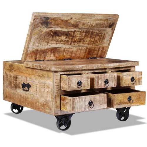 Industrial coffee table rustic - coffee,