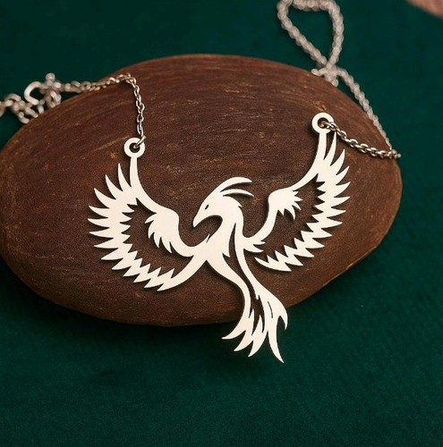 Egyptian phoenix necklace - phoenix,