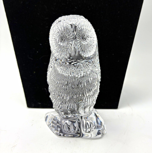 Waterford crystal owl - owl, figurine