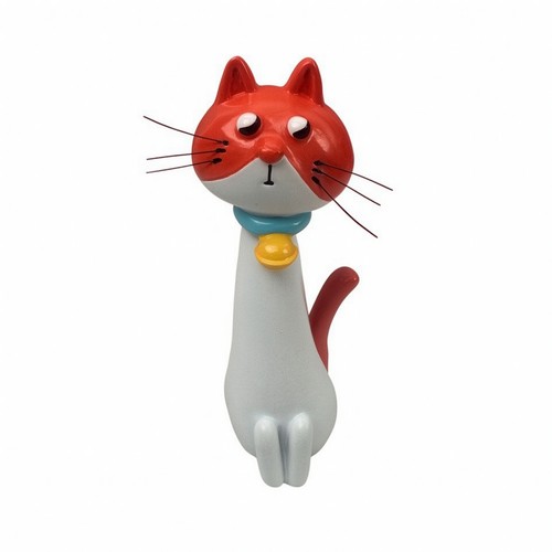 Handmade cat figurine vase - cat,