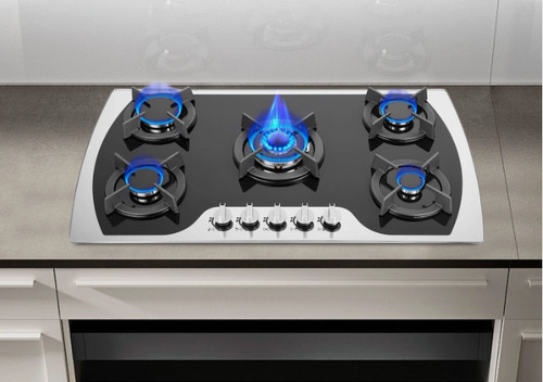 Burner built glass hob - built-in,