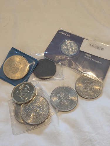 Commemorative coin joblot - commemorative,
