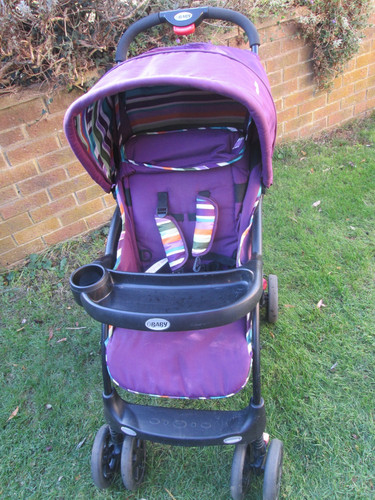 Obaby monty pushchair purple - obaby,