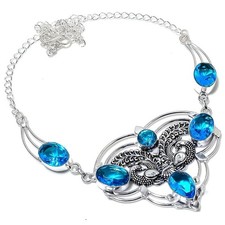 Swiss Blue Topaz Garnet