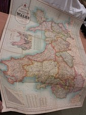 Bacon's Excelsior Map of Wales