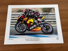 Sam Lowes Signed Print Photo - WorldSBK MarcVDS Elf Ducati