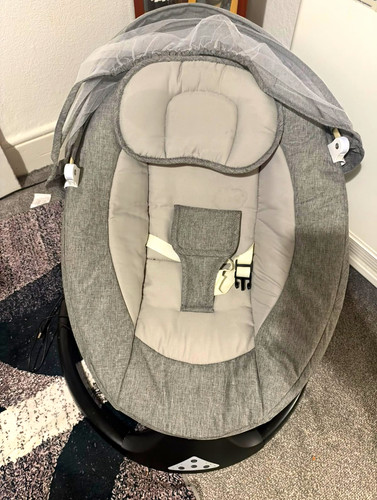 Grey stars baby bouncer - grey,