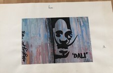 Nancyboy / Stuart Semple “Dali’” Mixed media on waterford paper with C.o.A