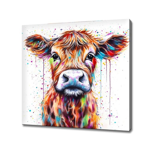 Abstract colourful cow - abstract,