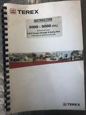 TEREX 2000 - 9000 ITL DUMPER - INSTRUCTION MANUAL ORIGINAL BOOK 06/04