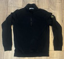 Stone Island Quarter Zip 100% Genuine Size M - New Season - RRP £239 Black