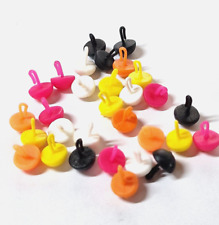 30 x 7mm HI LOW VIZ BOILIE BAIT HAIR RIG SIGHT STOPS,CARP,BARBEL FISHING