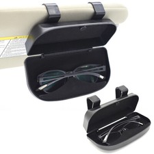 UK Car Sun Glasses Holder Case Box Glasses Clip Auto Visor Card Ticket Organizer